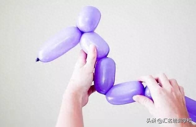 长气球造型图解教程（简单好看编小狗步骤）