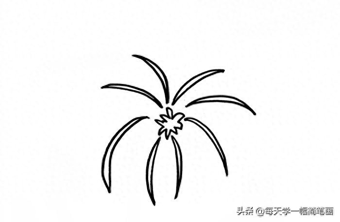 烟花简笔画简单又漂亮图片步骤教程（小学生烟花怎么画）