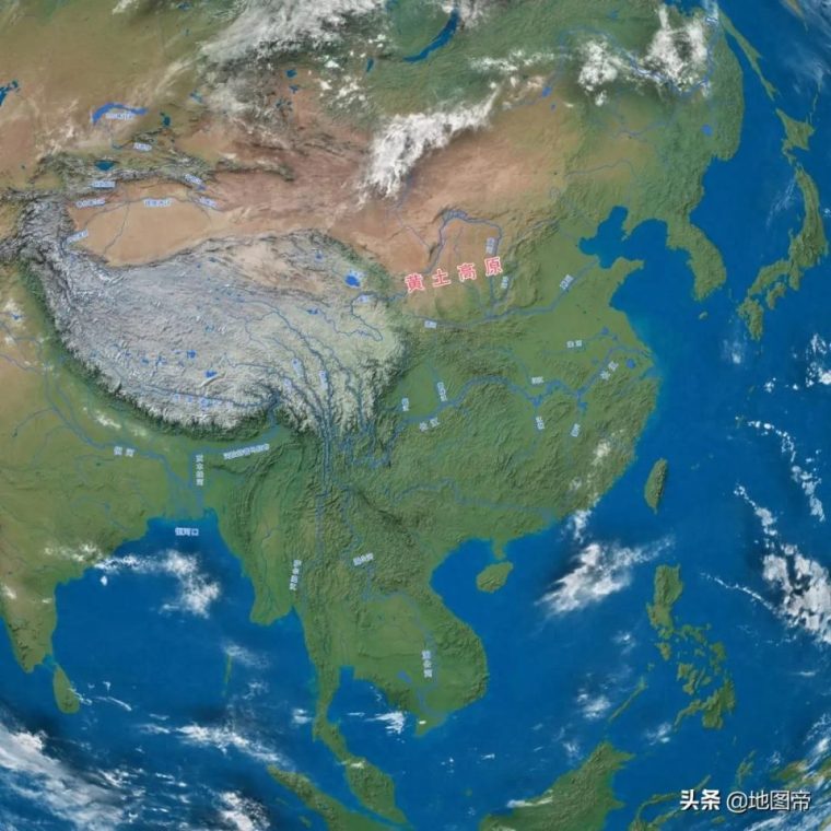 黄土高原的范围和位置（地势特点及大致界线）